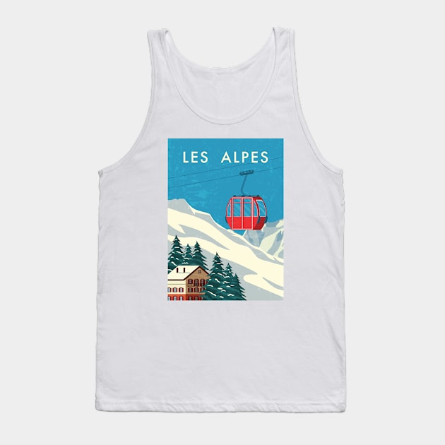 Les Alpes, Alps. Austria, Switzerland Tank Top by GreekTavern